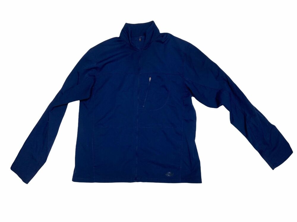 Dickies Lightweight Full Zip Blue Jacket L Large